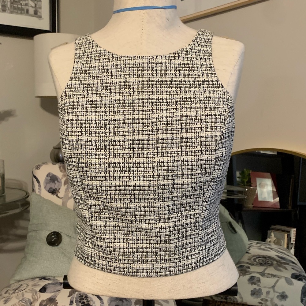 Express Tweed Sleeveless top